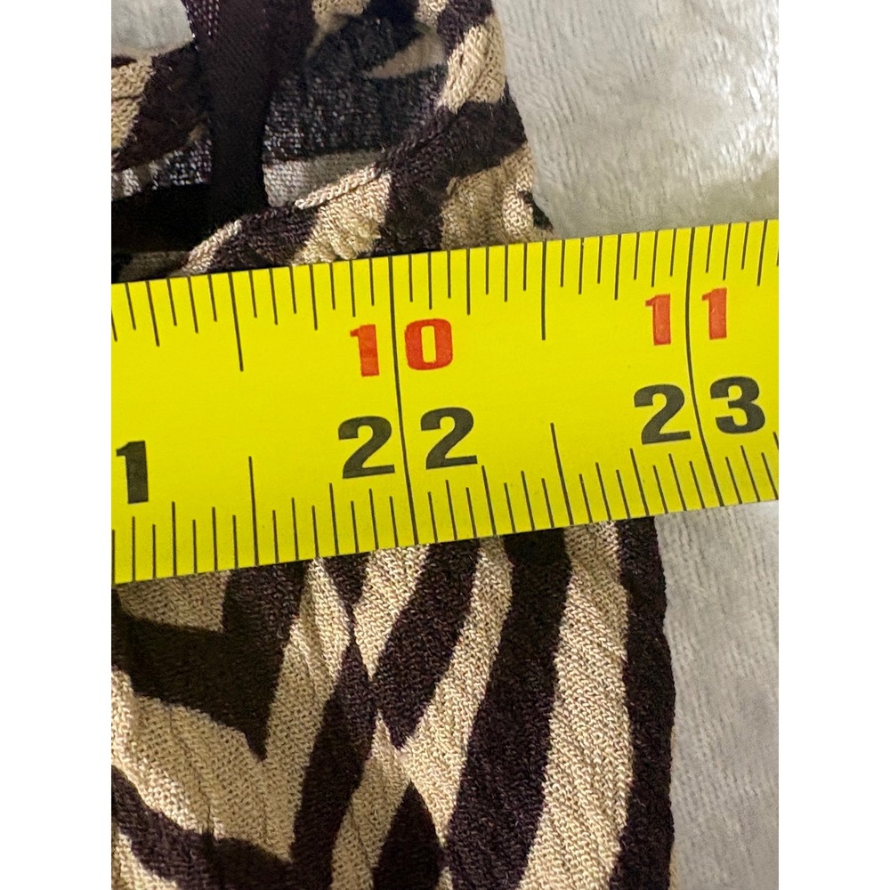 Animal Print Maxi Dress Plus Size 18W Flowy Resort Vacation Beach Boho - Picture 5 of 7